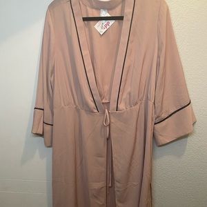 Plus size cardigan/throw over